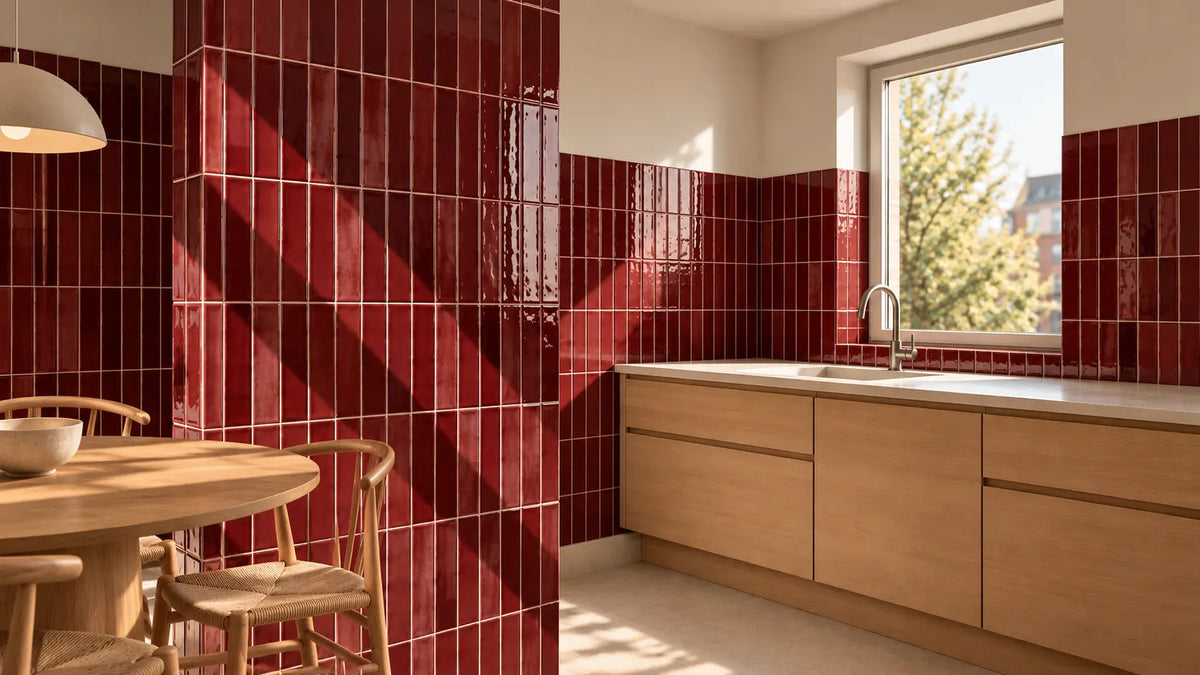 Burgundy, Red & Plum Ceramic Tiles: Choosing the Right Shade