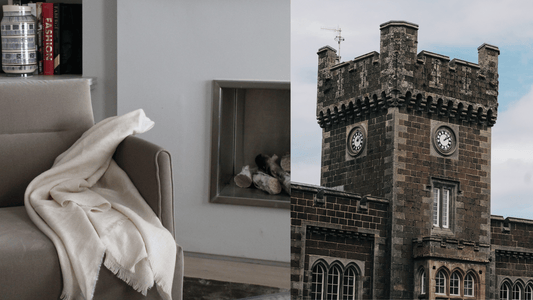 Throws Woven in Scotland: Cashmere, Donegal Wool, Superfine Wool & Linen