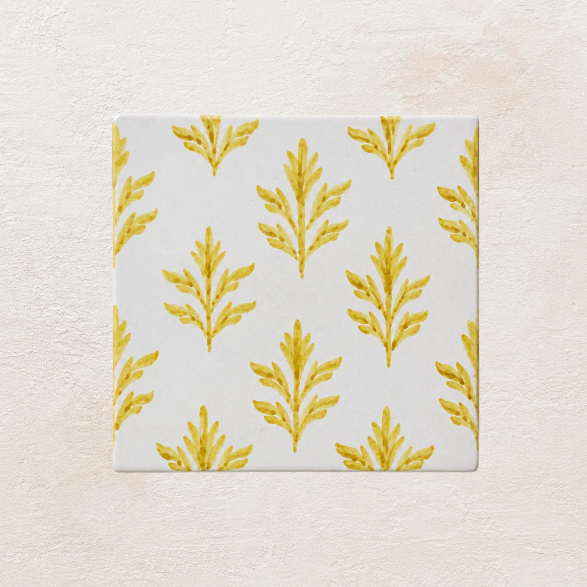 Discover Cardoon Studio Hand-painted terracotta tiles.