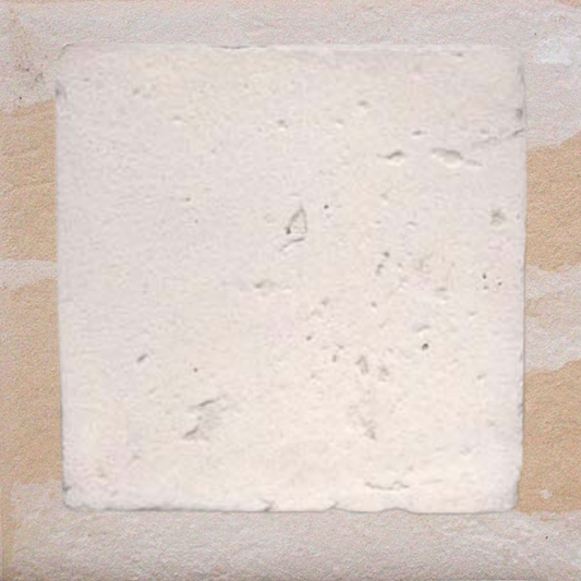 Pearl White Rustic Terracotta 15cm