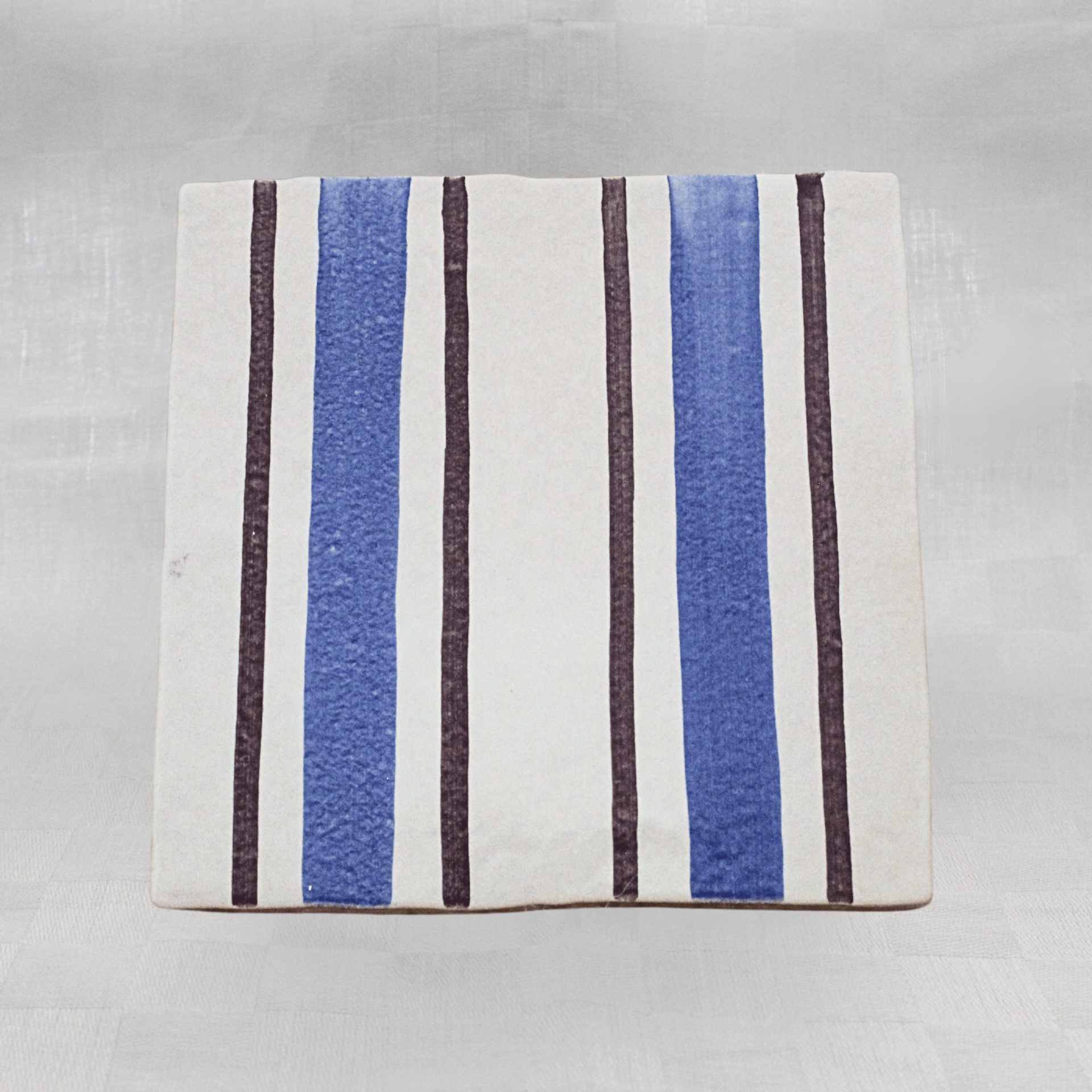 My Store Blue Pinstripe Brushstroke 15 cm