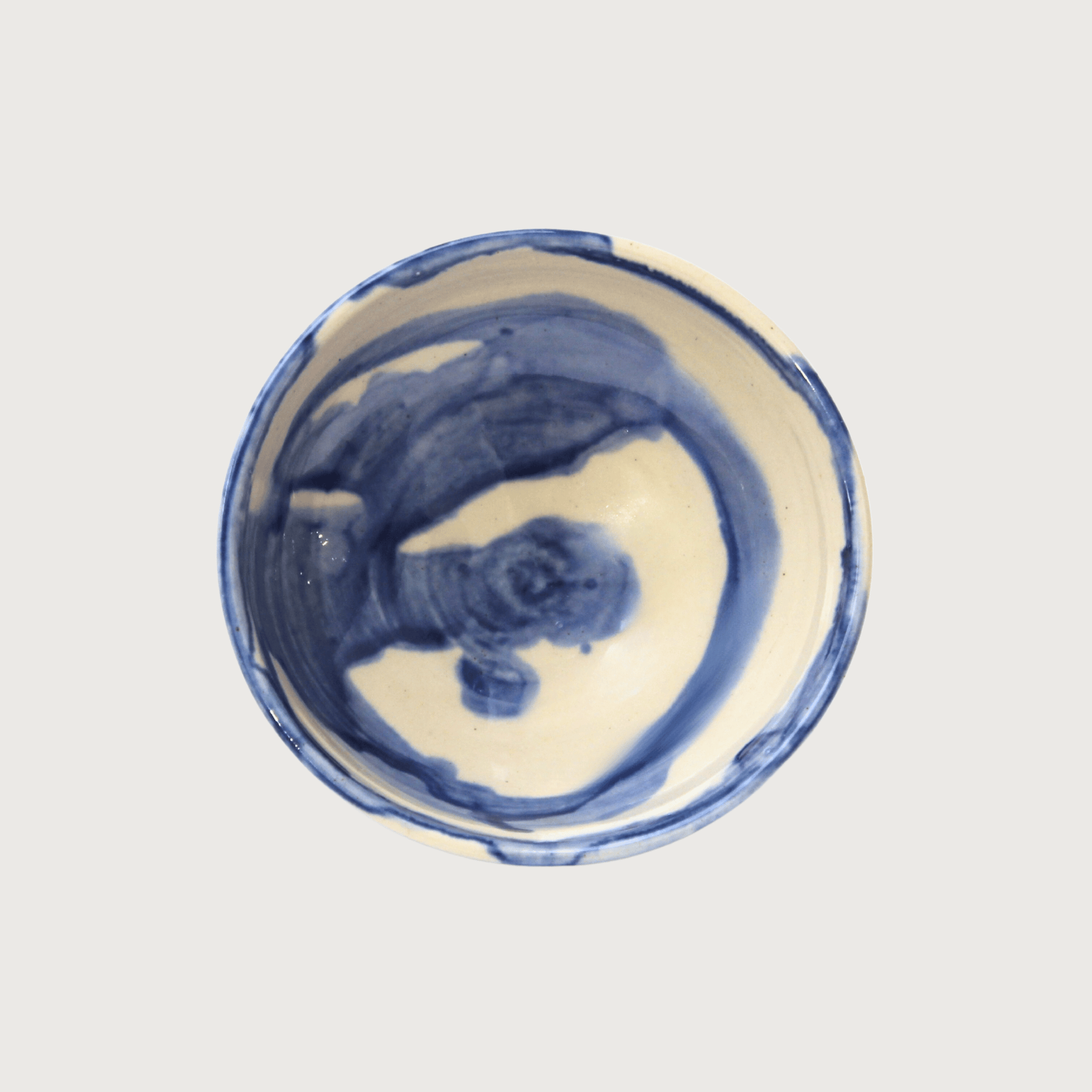 My Store Blue Brush Bowl