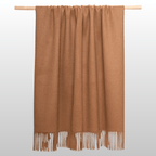 My Store Classic Undyed Camel Throw
