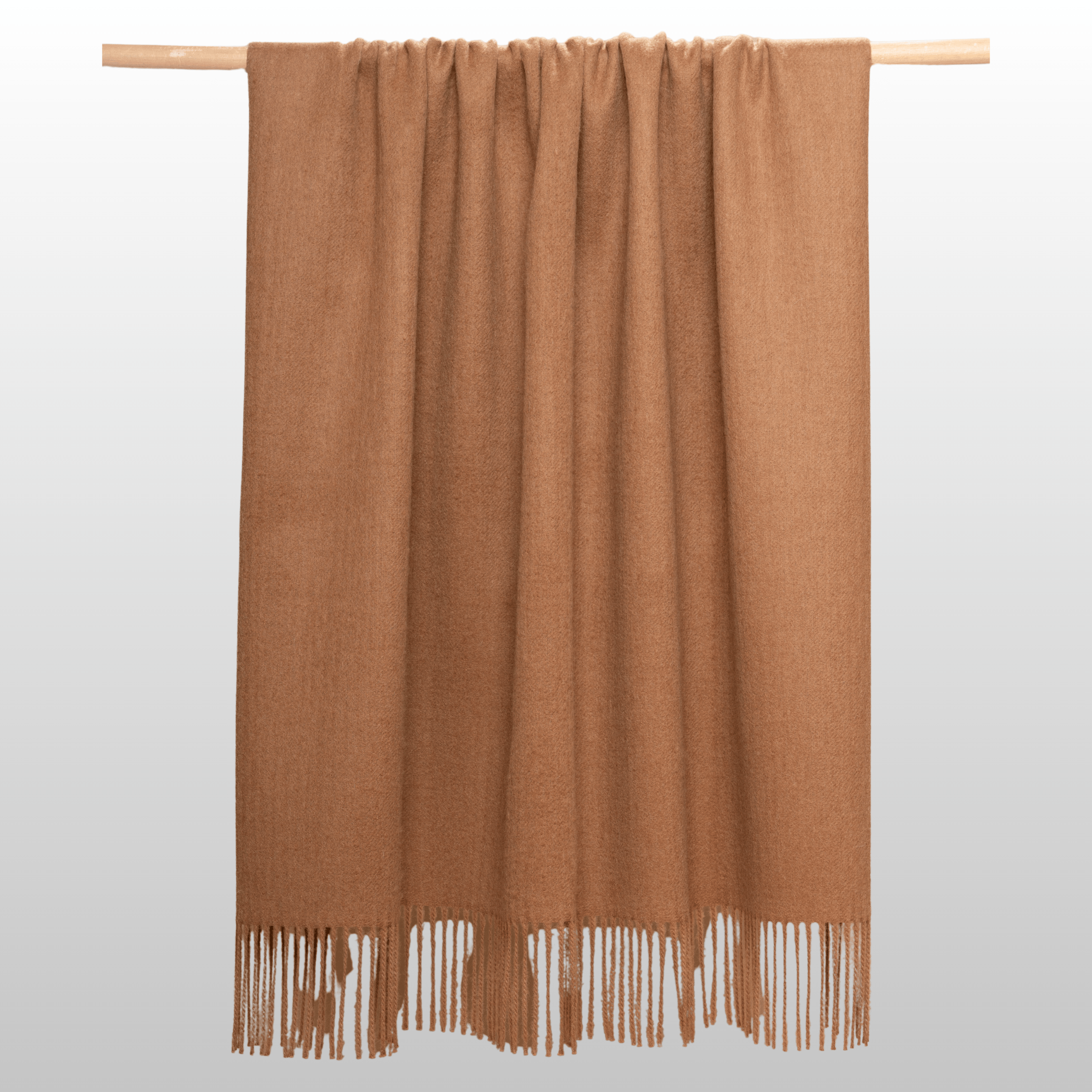 Classic Undyed Camel Throw