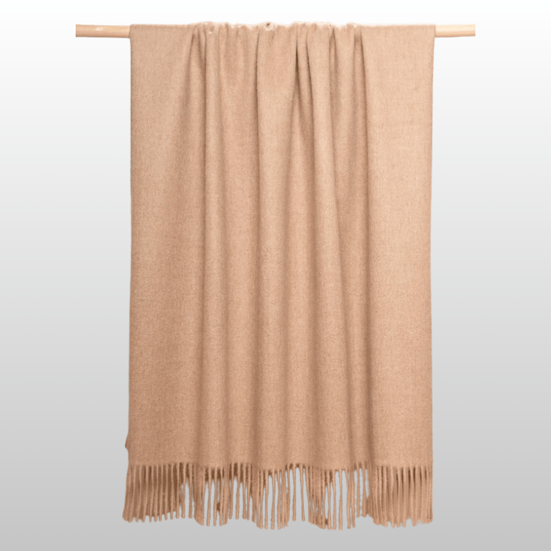 My Store Classic Undyed Light Cinnamon Throw