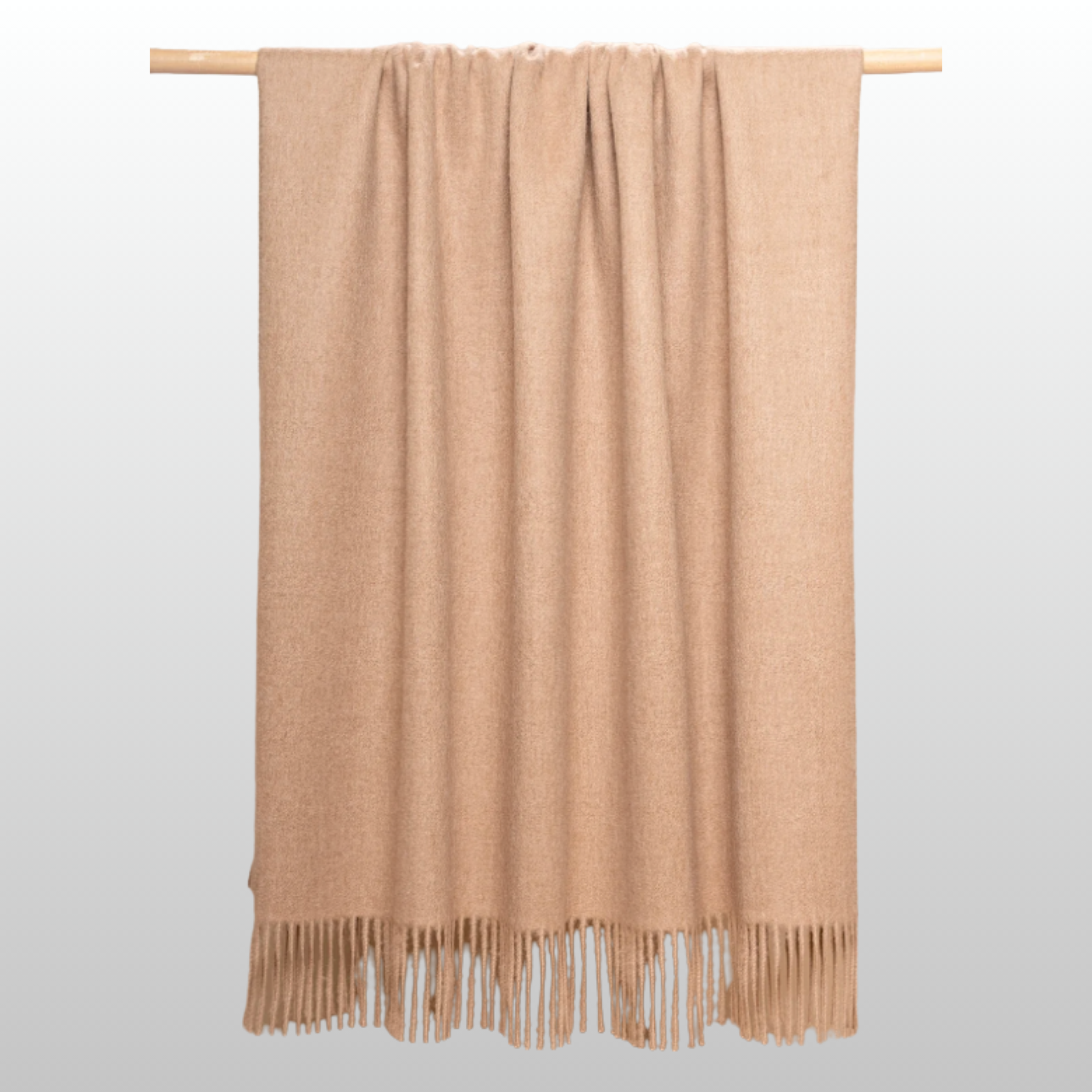 Undyed Light Cinnamon, Classic Throw
