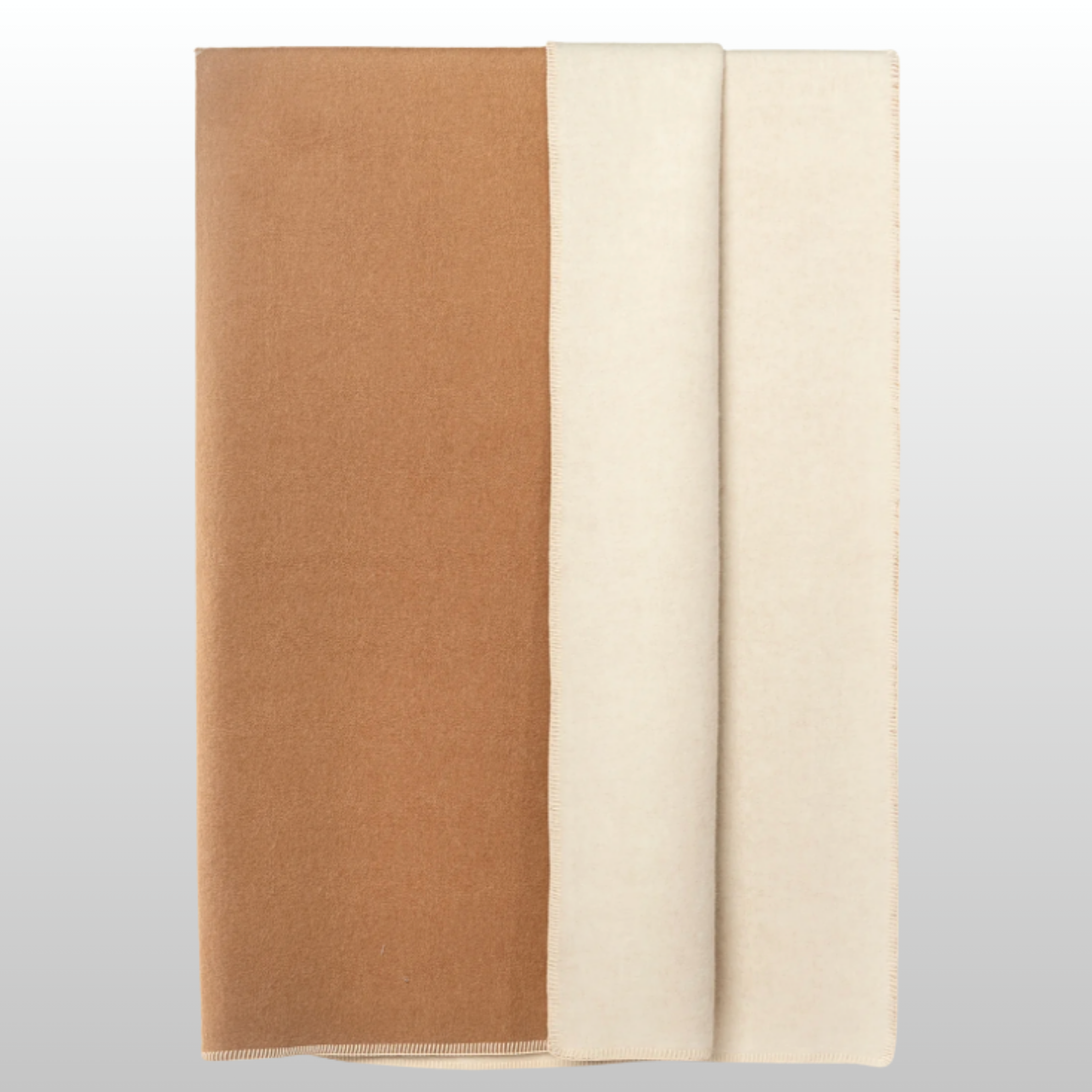 Reversible, Camel +  Ivory Undyed