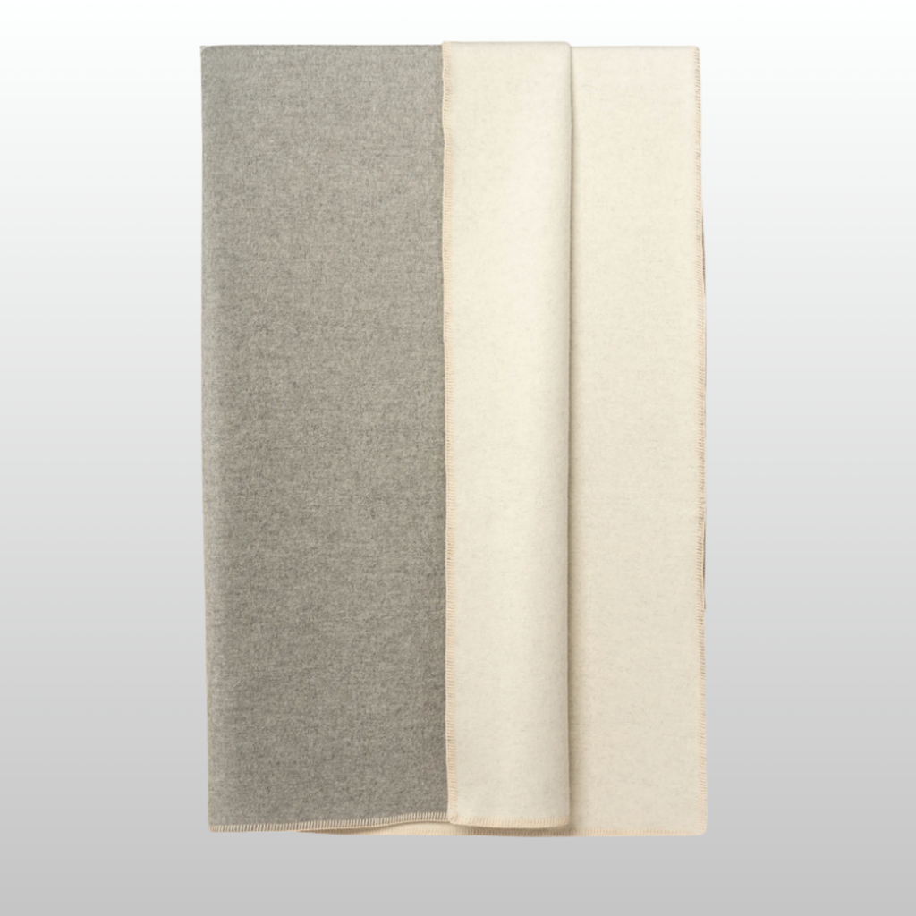 Reversible, Grey +  Ivory Undyed