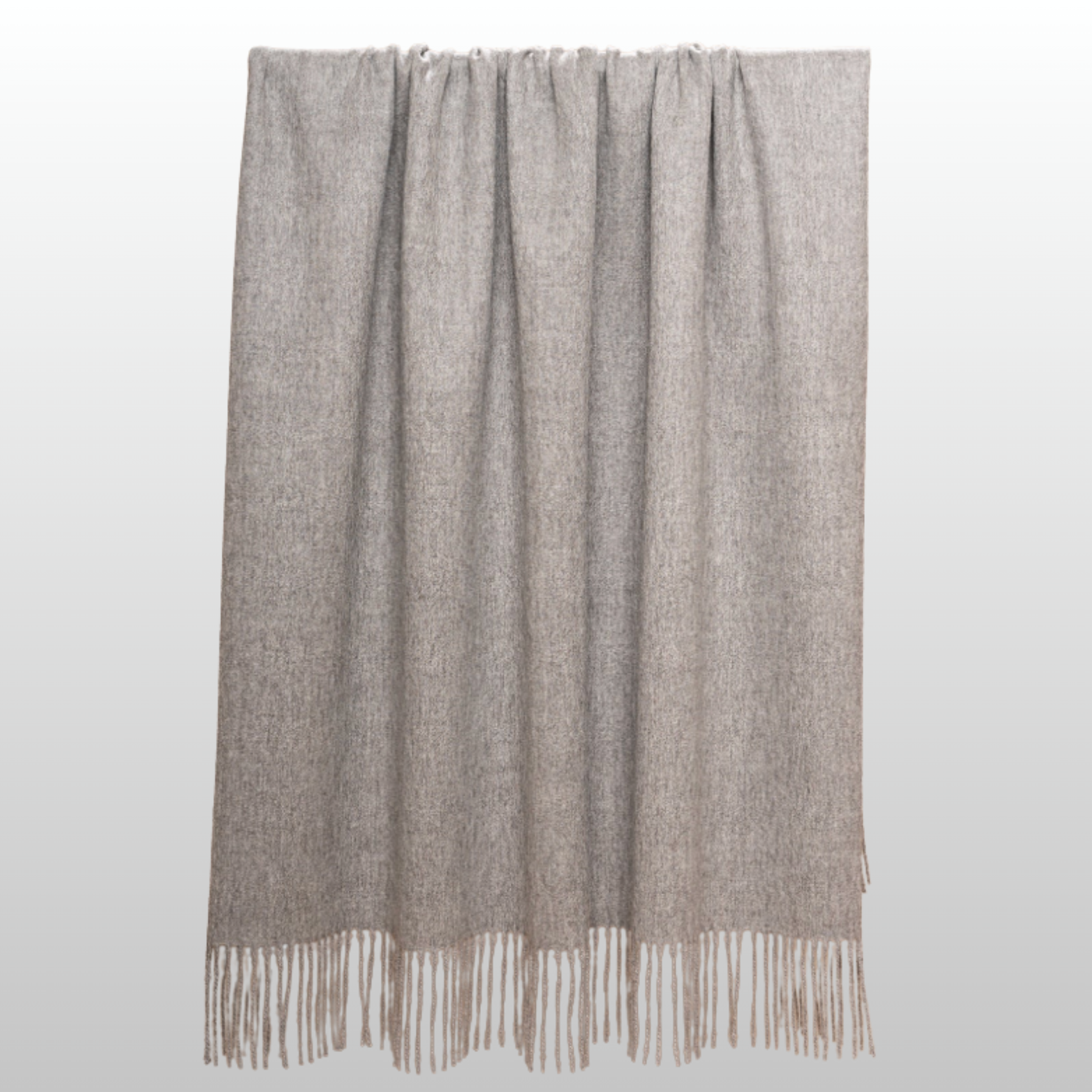 Undyed Mid Grey, Classic Throw