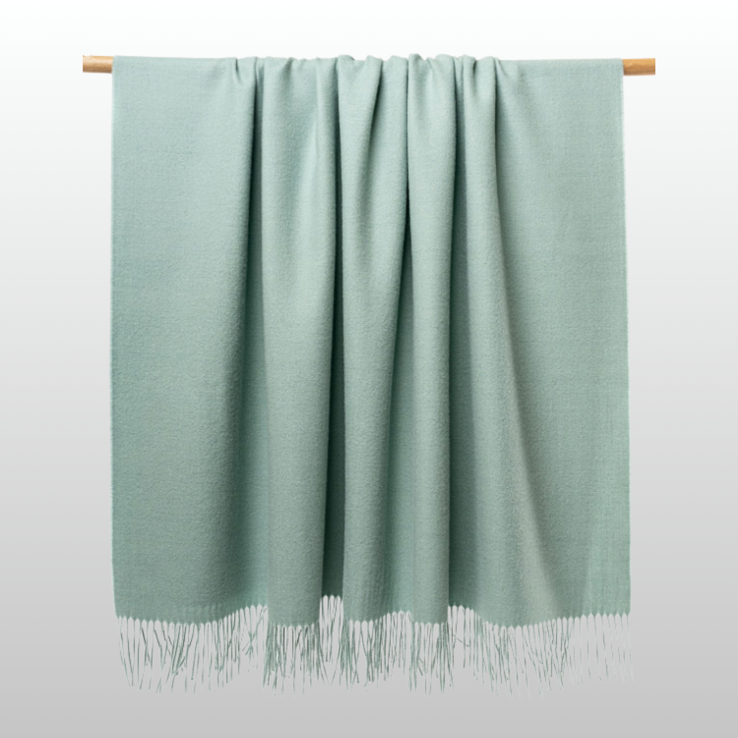 Solace Throw Duck Egg Green