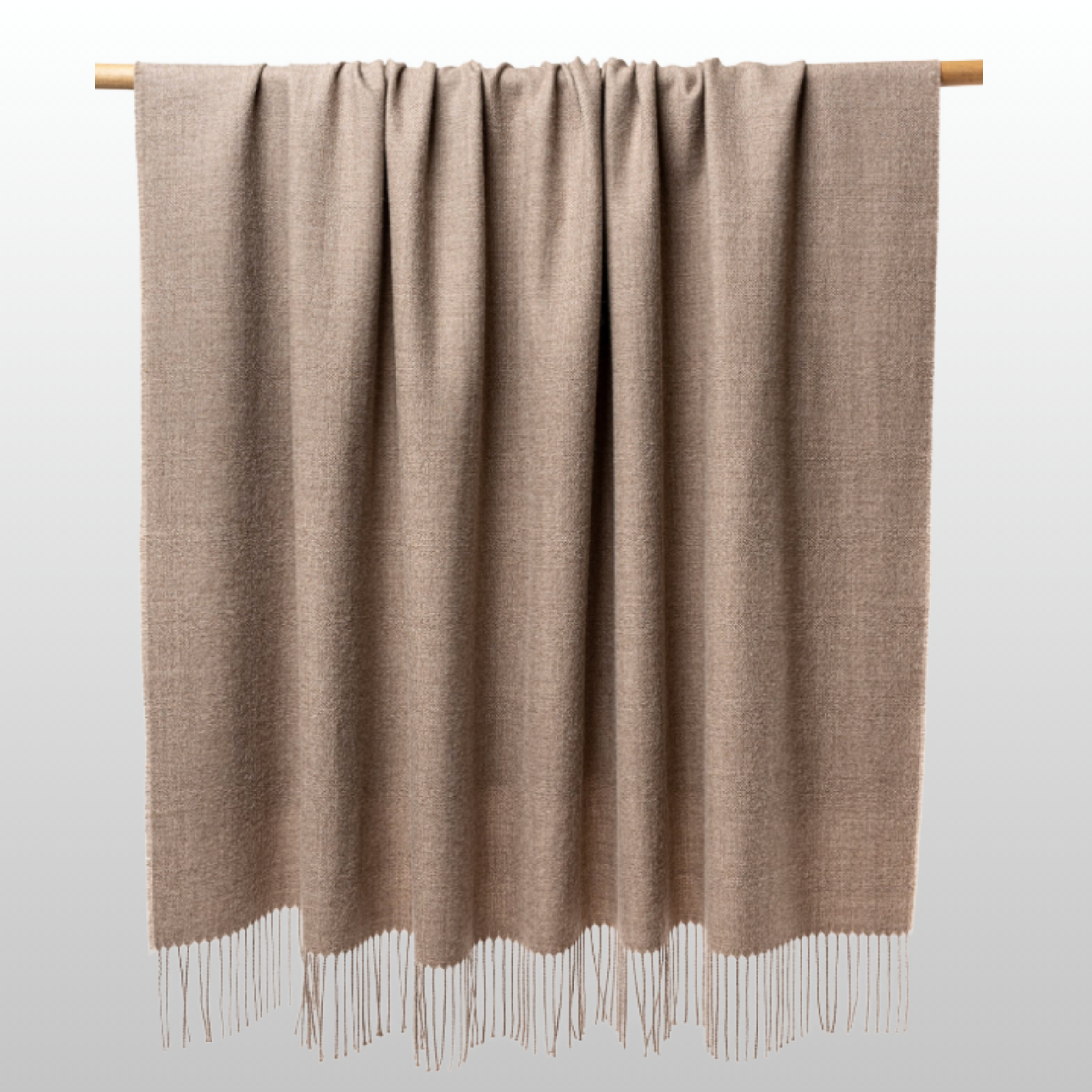 Solace Throw Taupe Brown