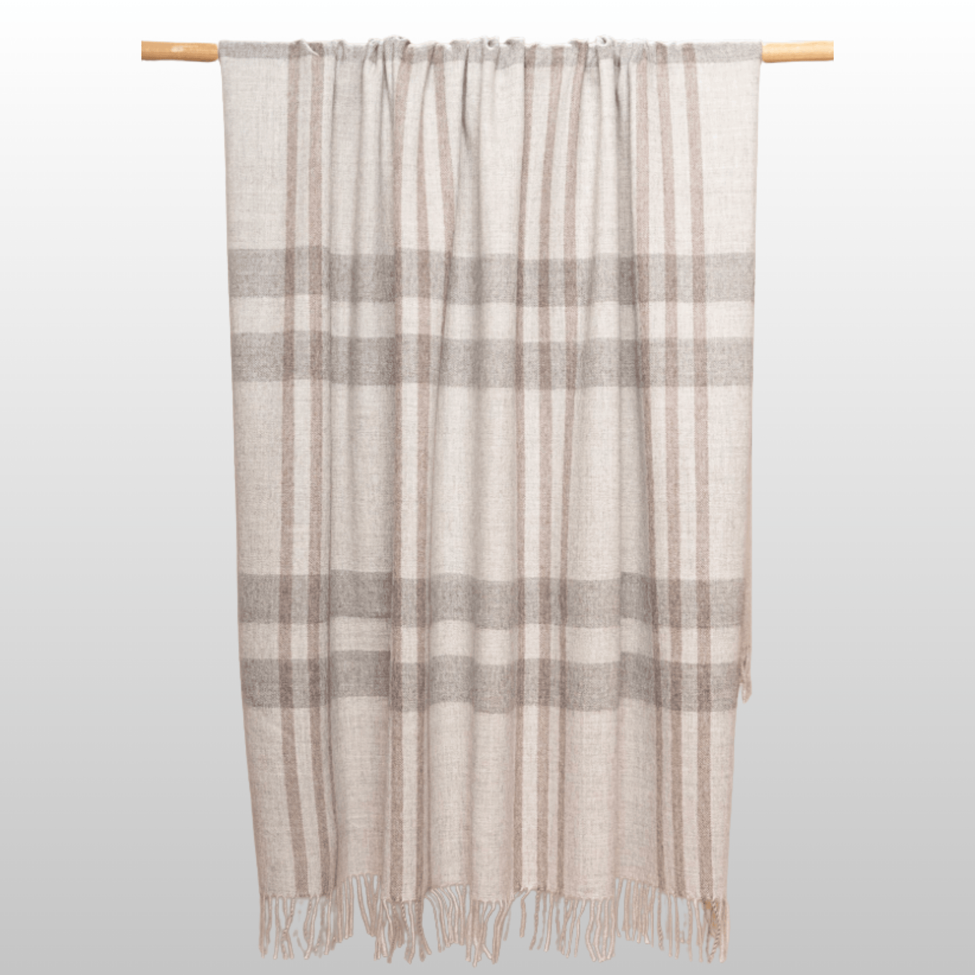 My Store Plaid, Silver Grey Undyed