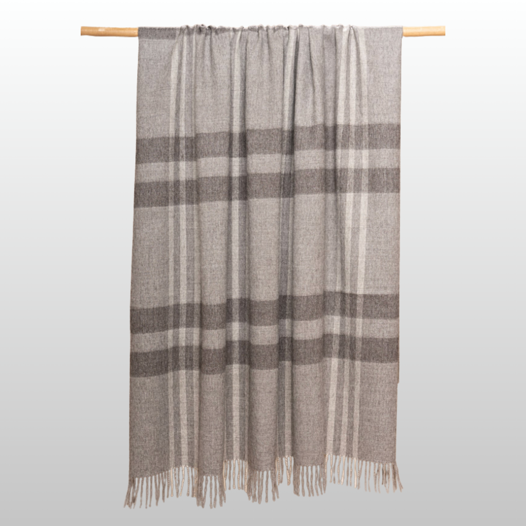 Plaid, Dark Grey Undyed
