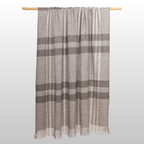 My Store Plaid, Charcoal Grey Undyed