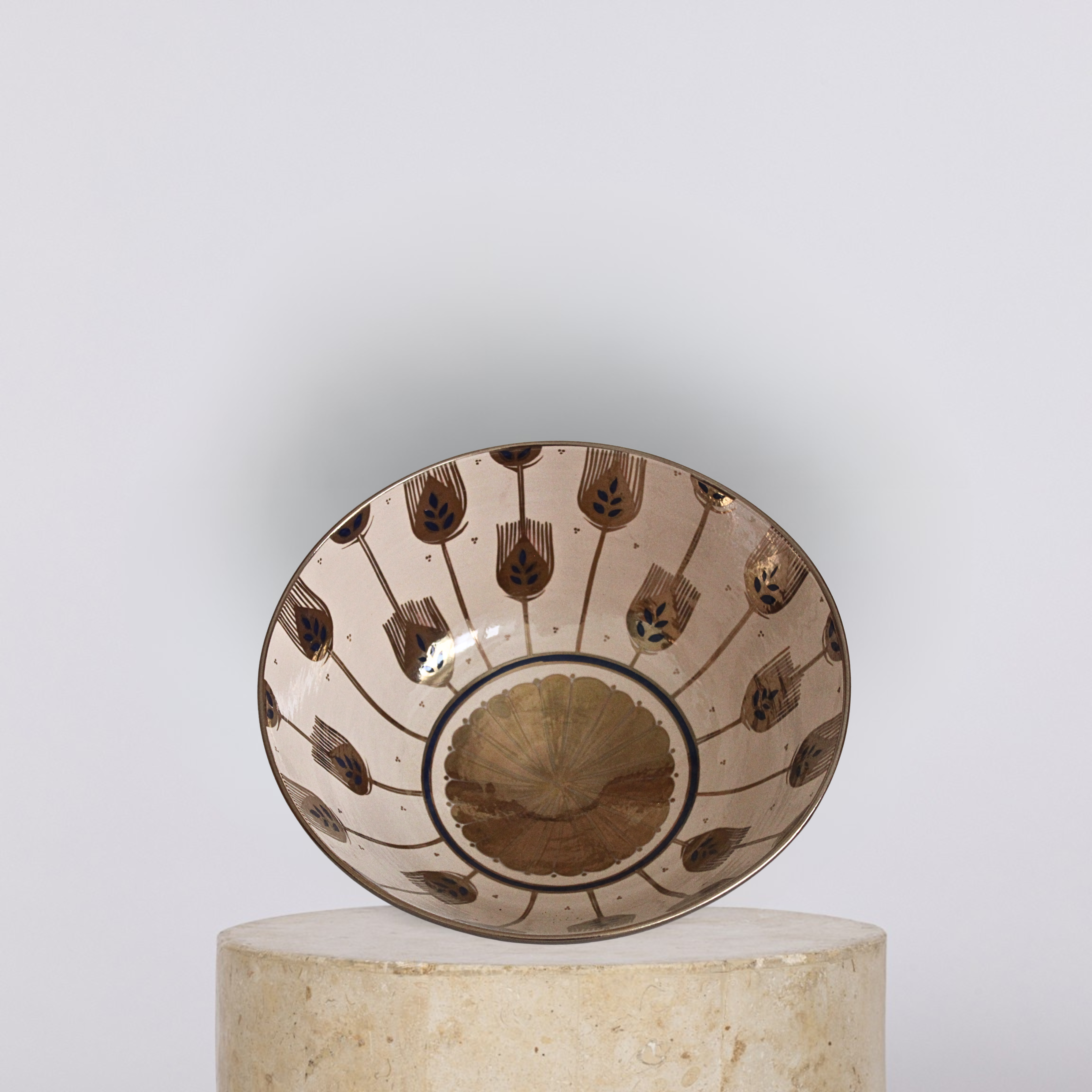 Golden Grain Décor Bowl