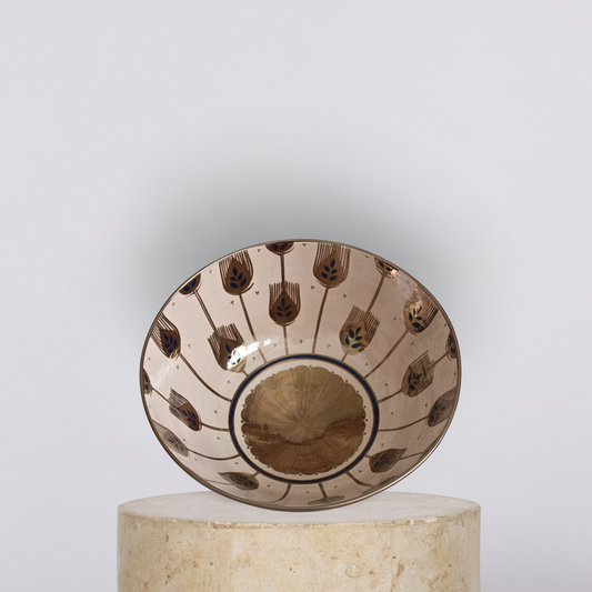 Golden Grain Décor Bowl