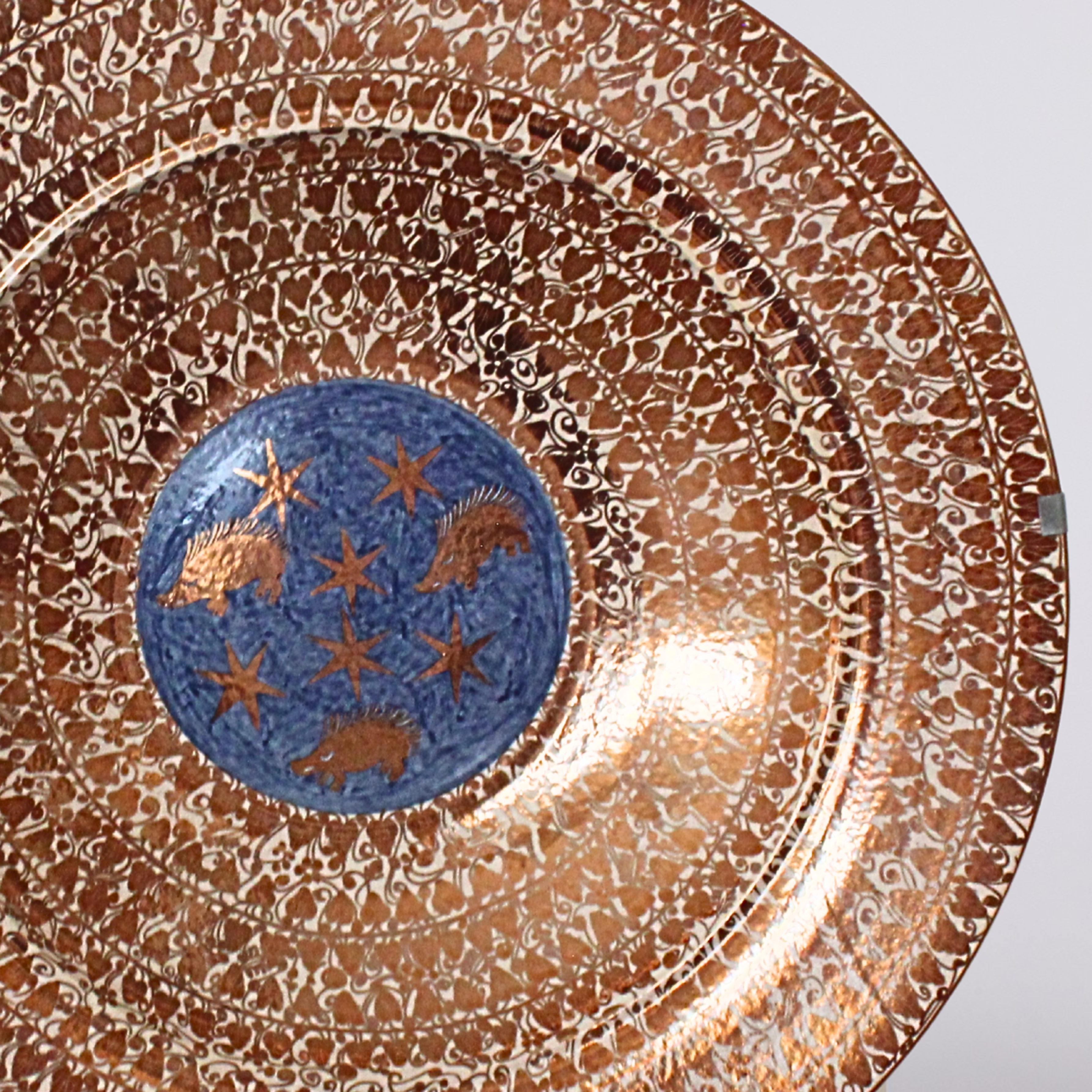 Bue Orbit Décor Plate