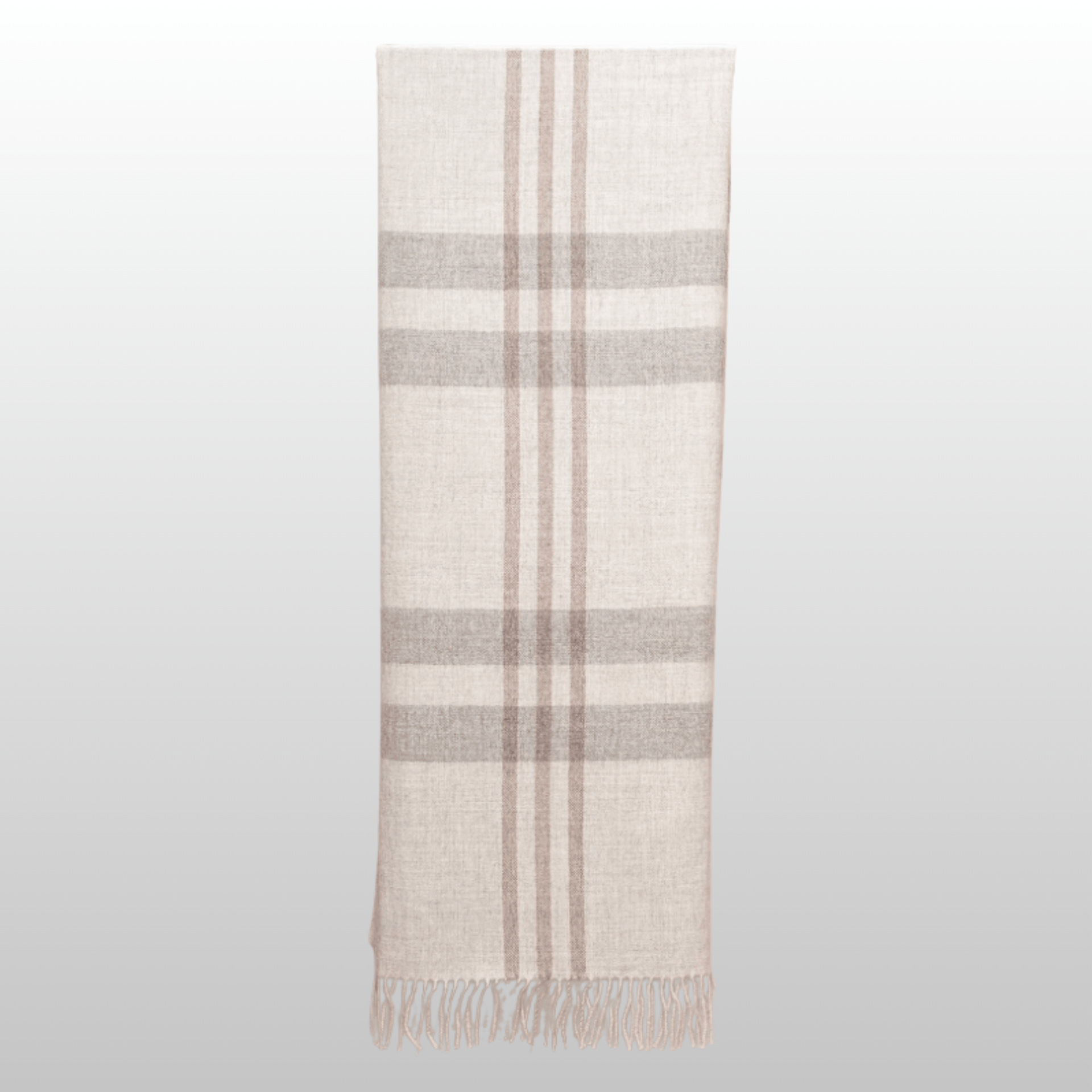 My Store Plaid, Silver Grey Undyed