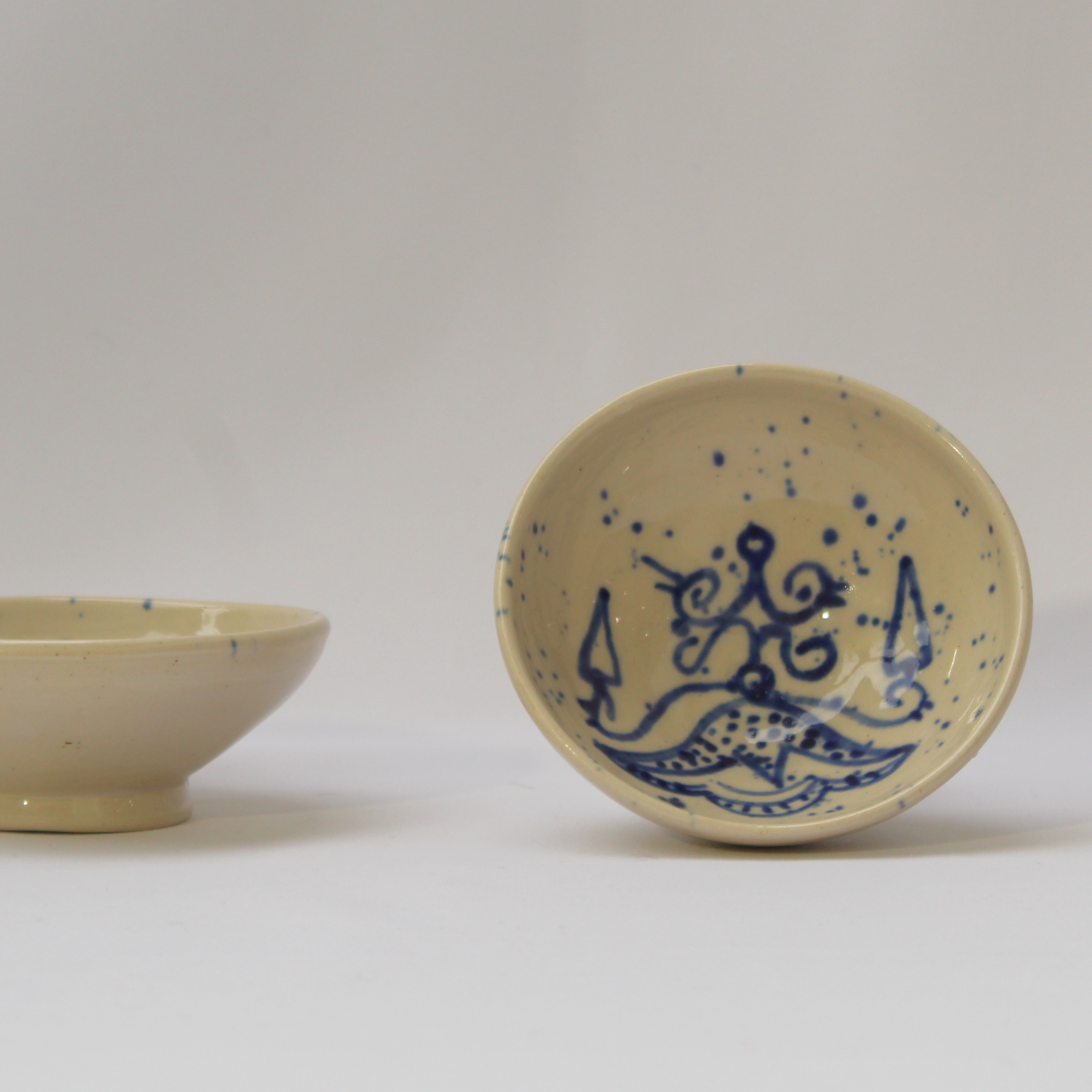 Blue Sea Mark Bowl