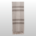 My Store Plaid, Charcoal Grey Undyed