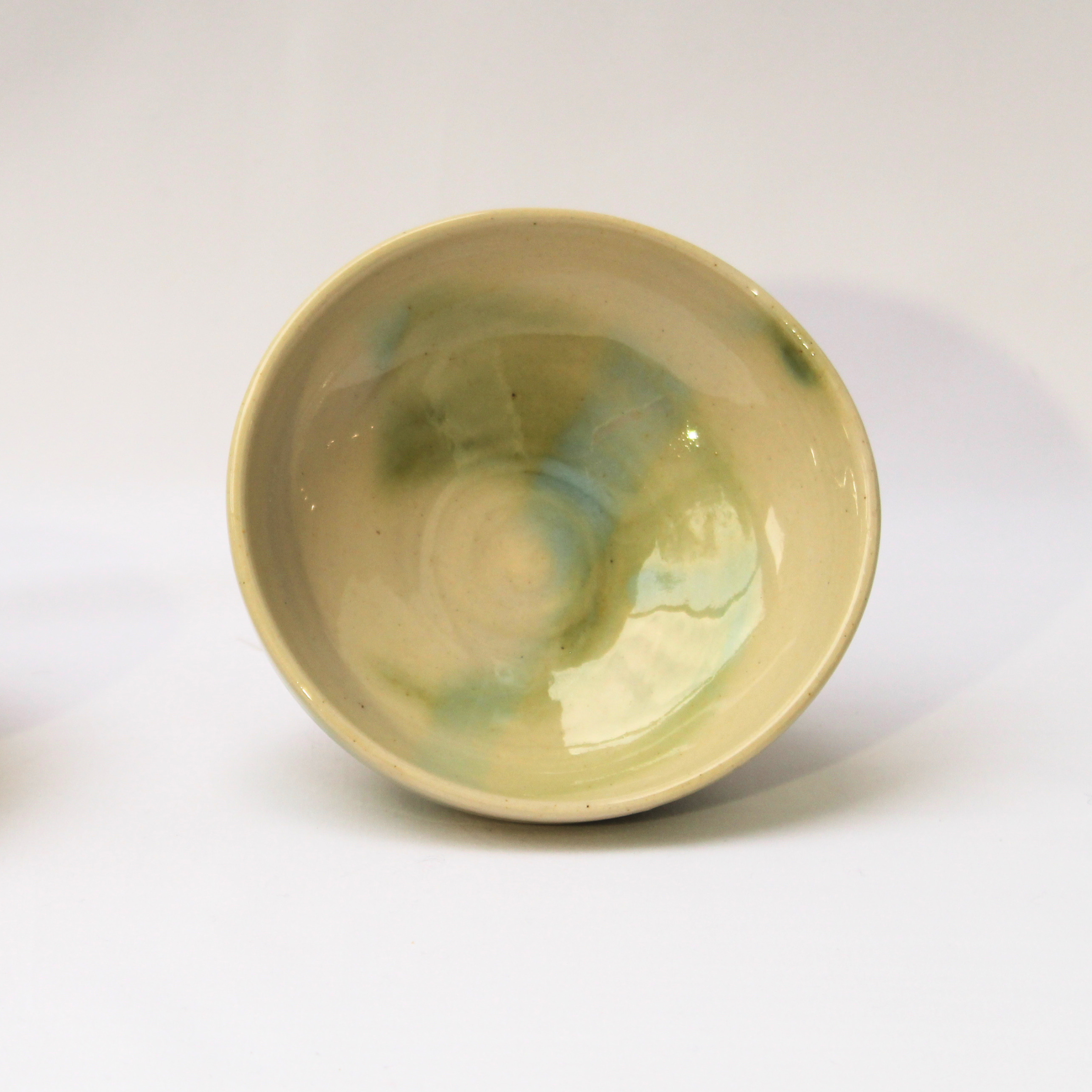 Olive Green Brush Bowl
