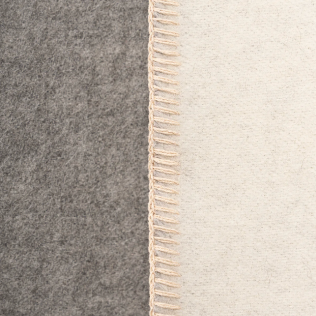 Reversible, Grey +  Ivory Undyed