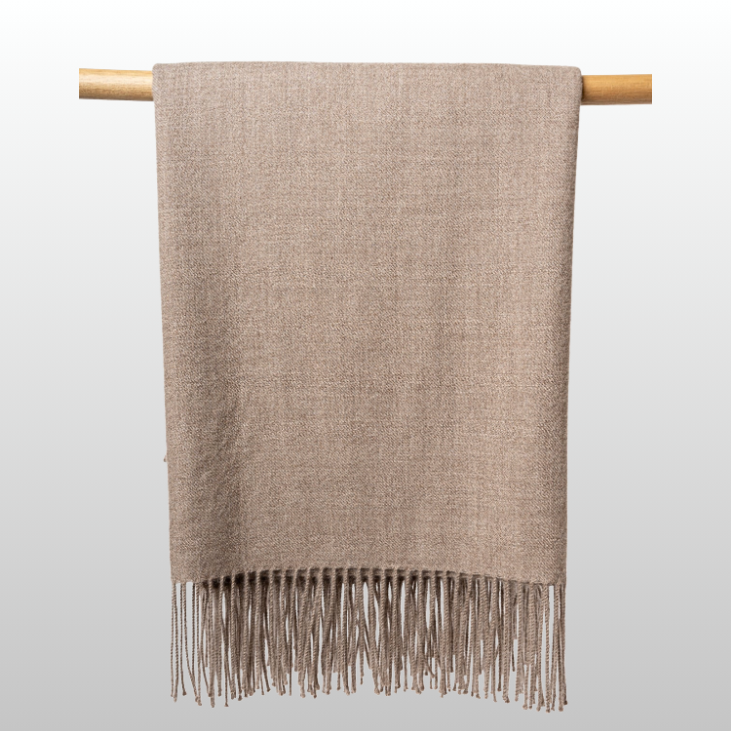 Solace Throw Taupe Brown