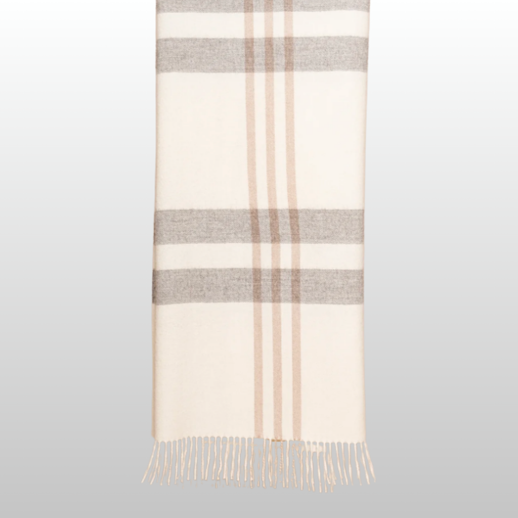 Plaid, Ivory Undyed