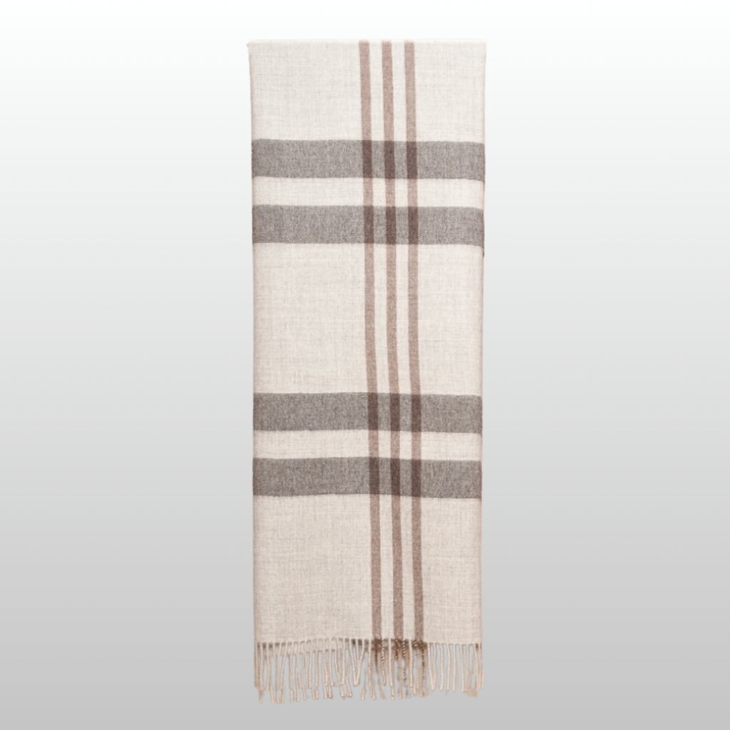 Plaid, Grey Undyed
