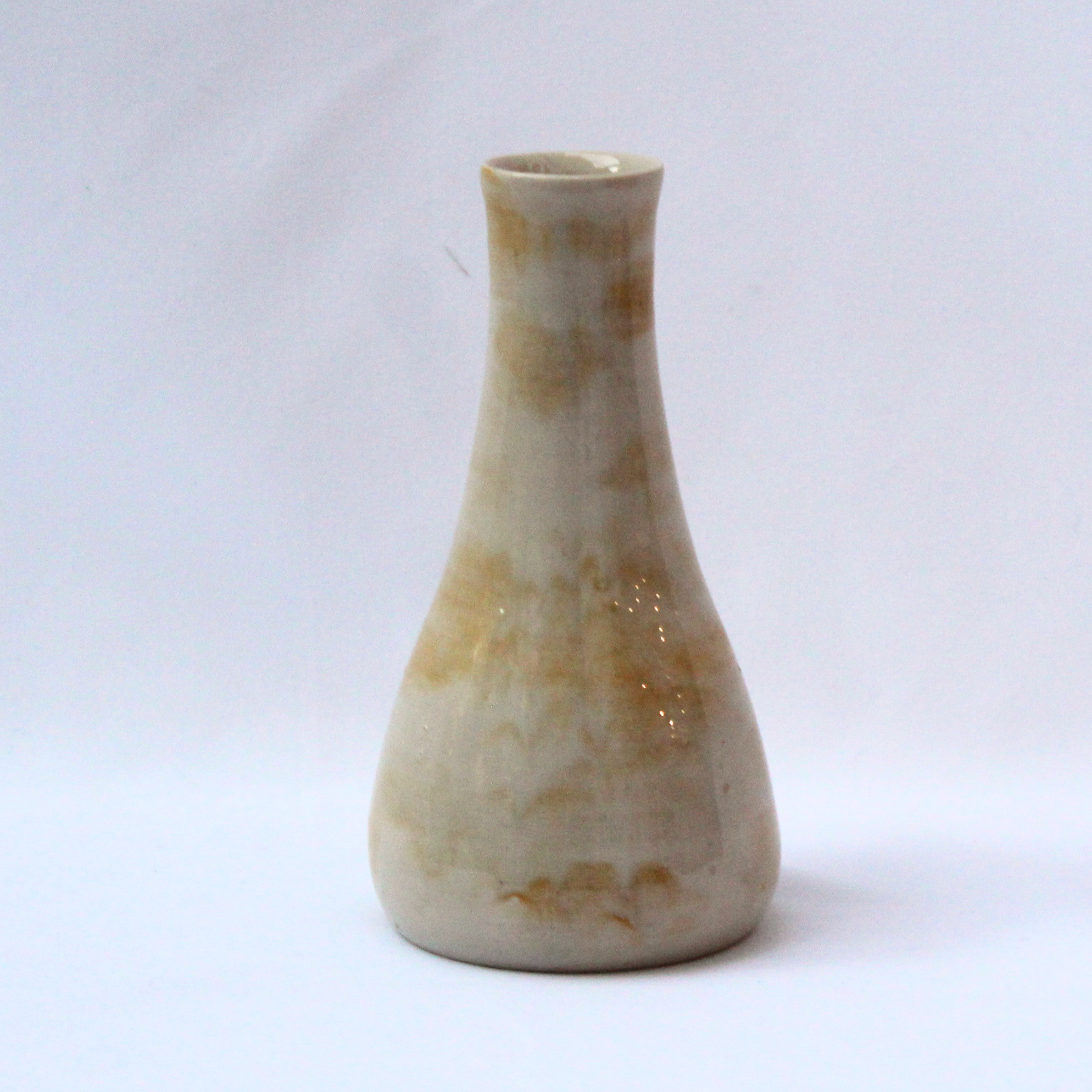 Soft Yellow Brush little Vase