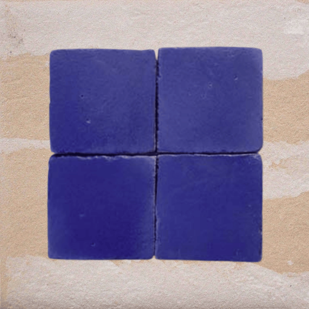 My Store Royal Blue Matte Tile 15 cm