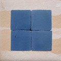 Mediterranean Blue Matte Tile 15 cm
