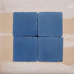 My Store Mediterranean Blue Matte Tile 15 cm