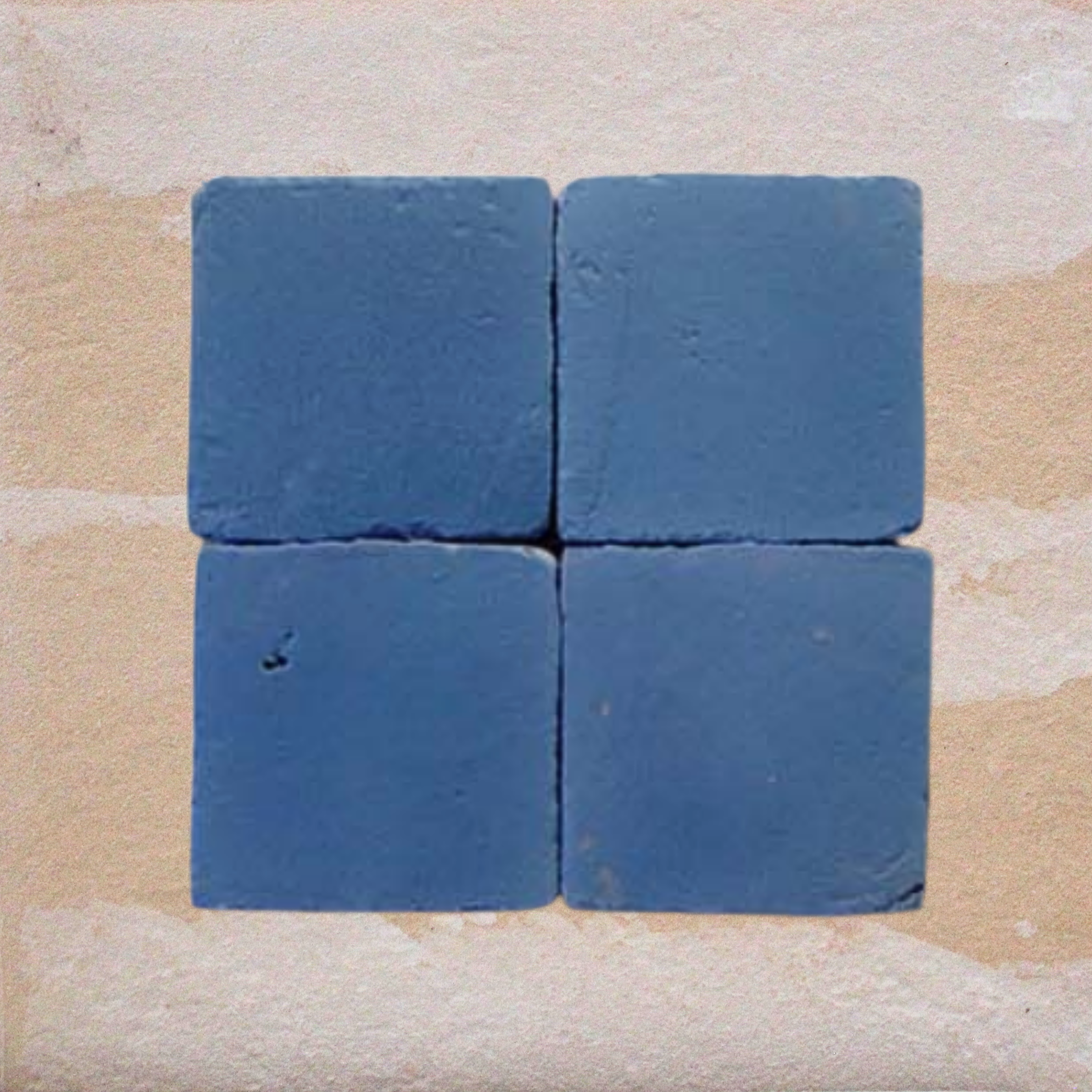 Mediterranean Blue Matte Tile 15 cm