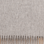 My Store Classic Undyed Mid Grey Throw
