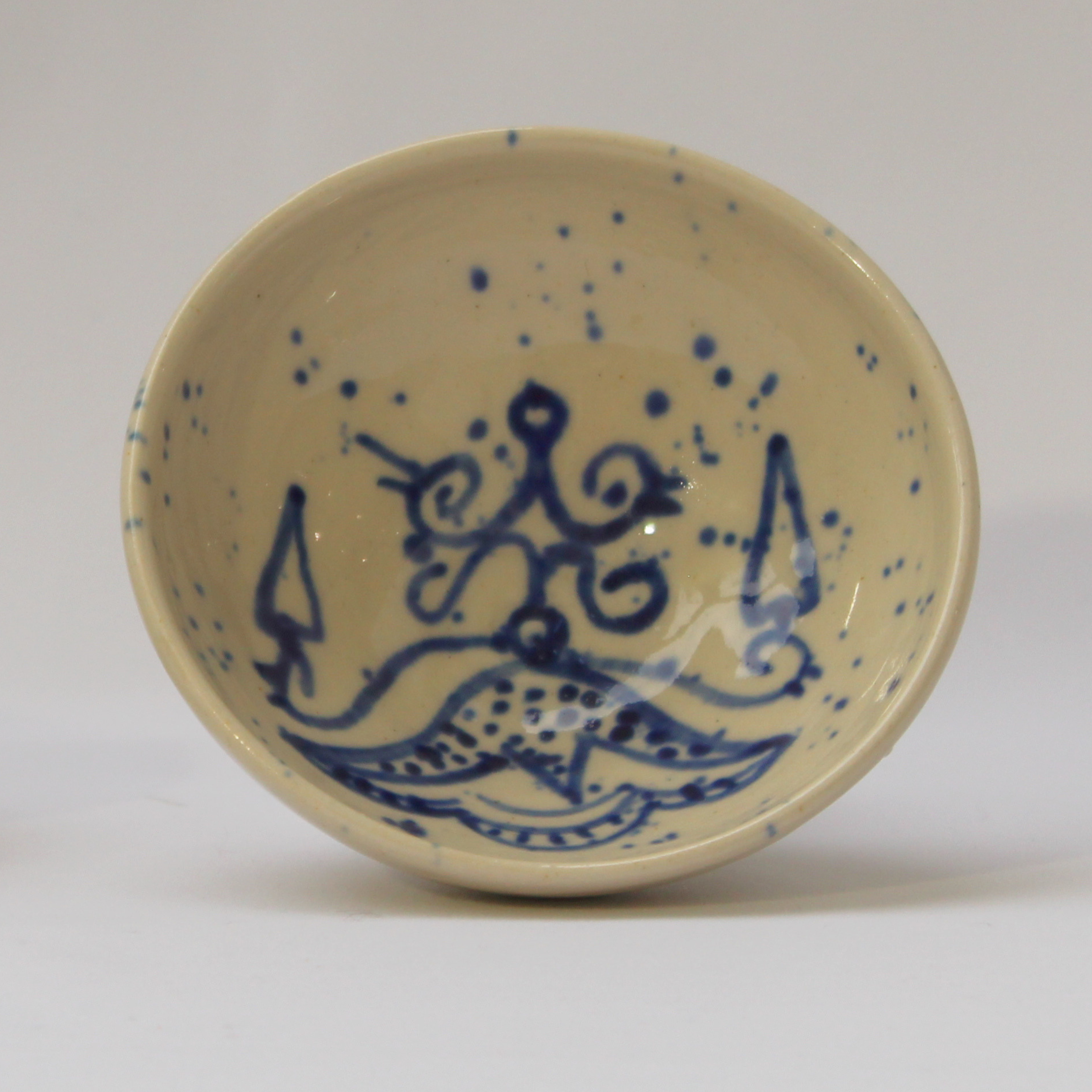 Blue Sea Mark Bowl