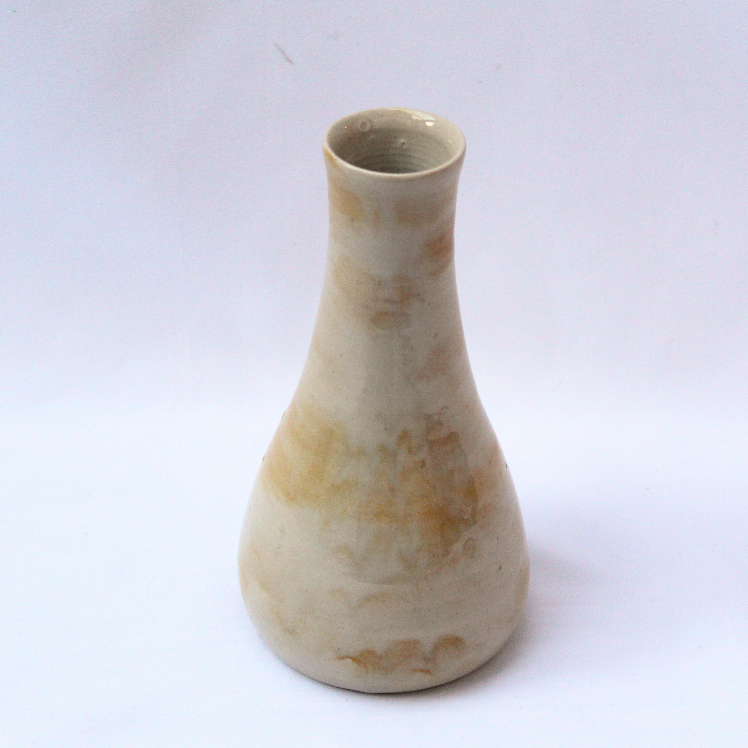 Soft Yellow Brush little Vase