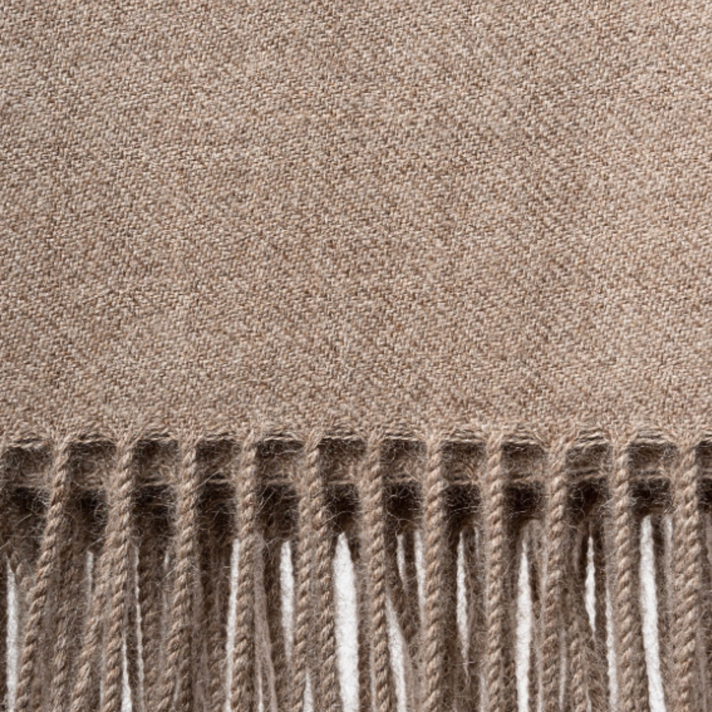 Solace Throw Taupe Brown