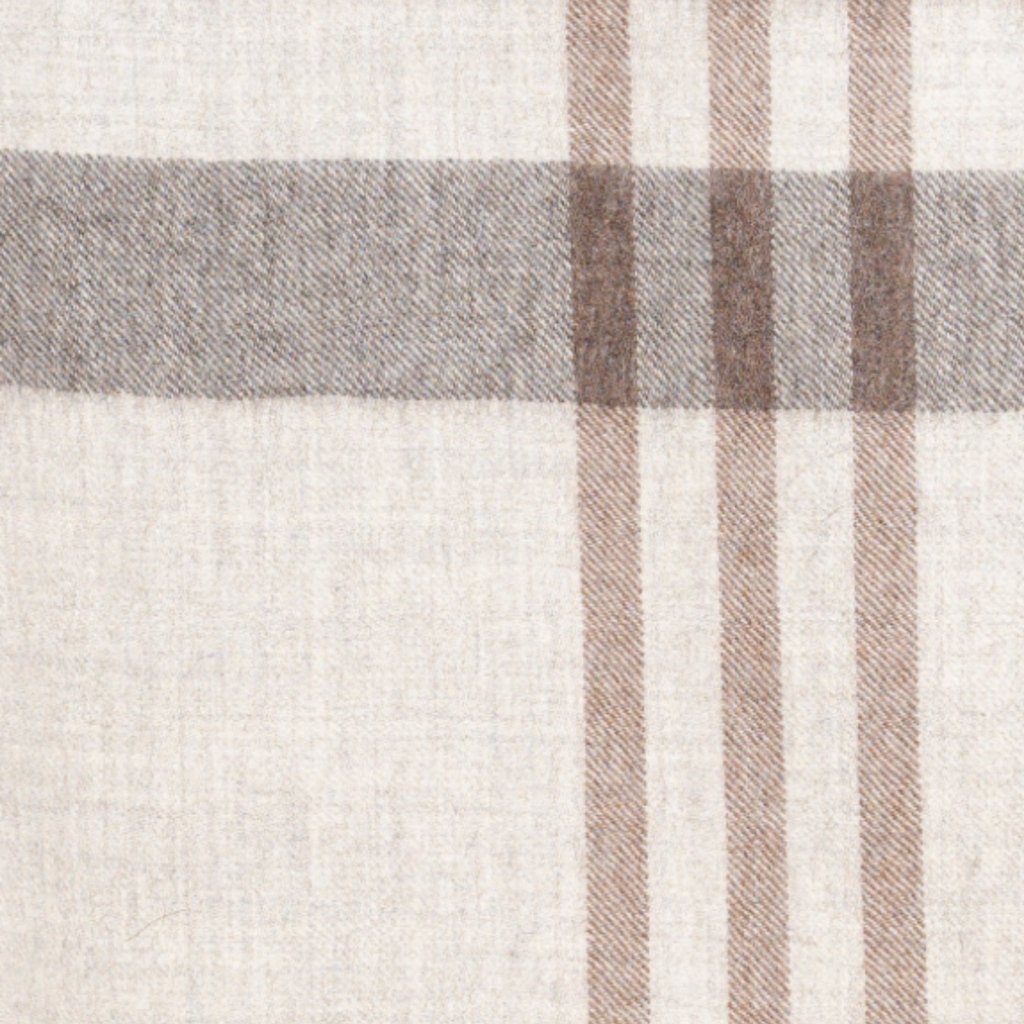 Plaid, Grey Undyed