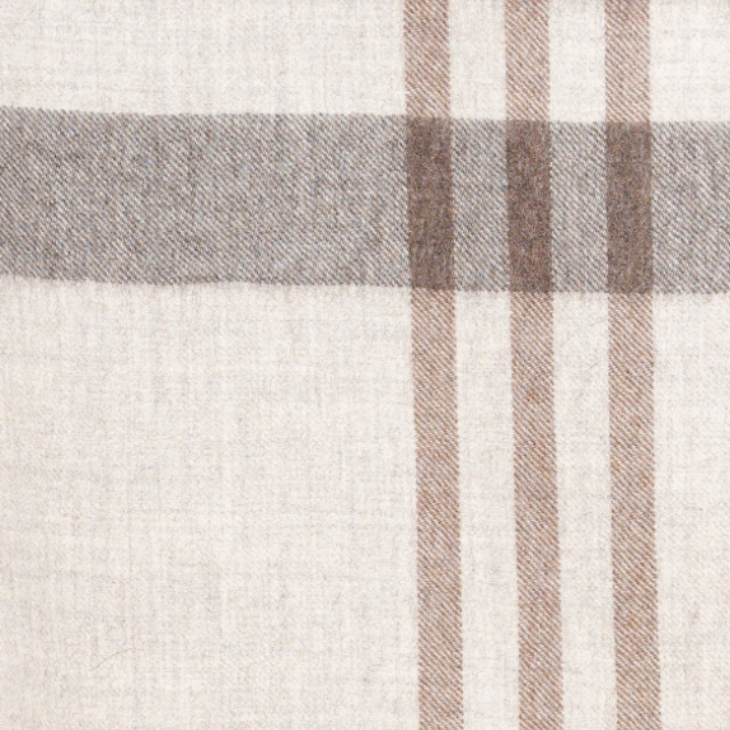 Plaid, Grey Undyed