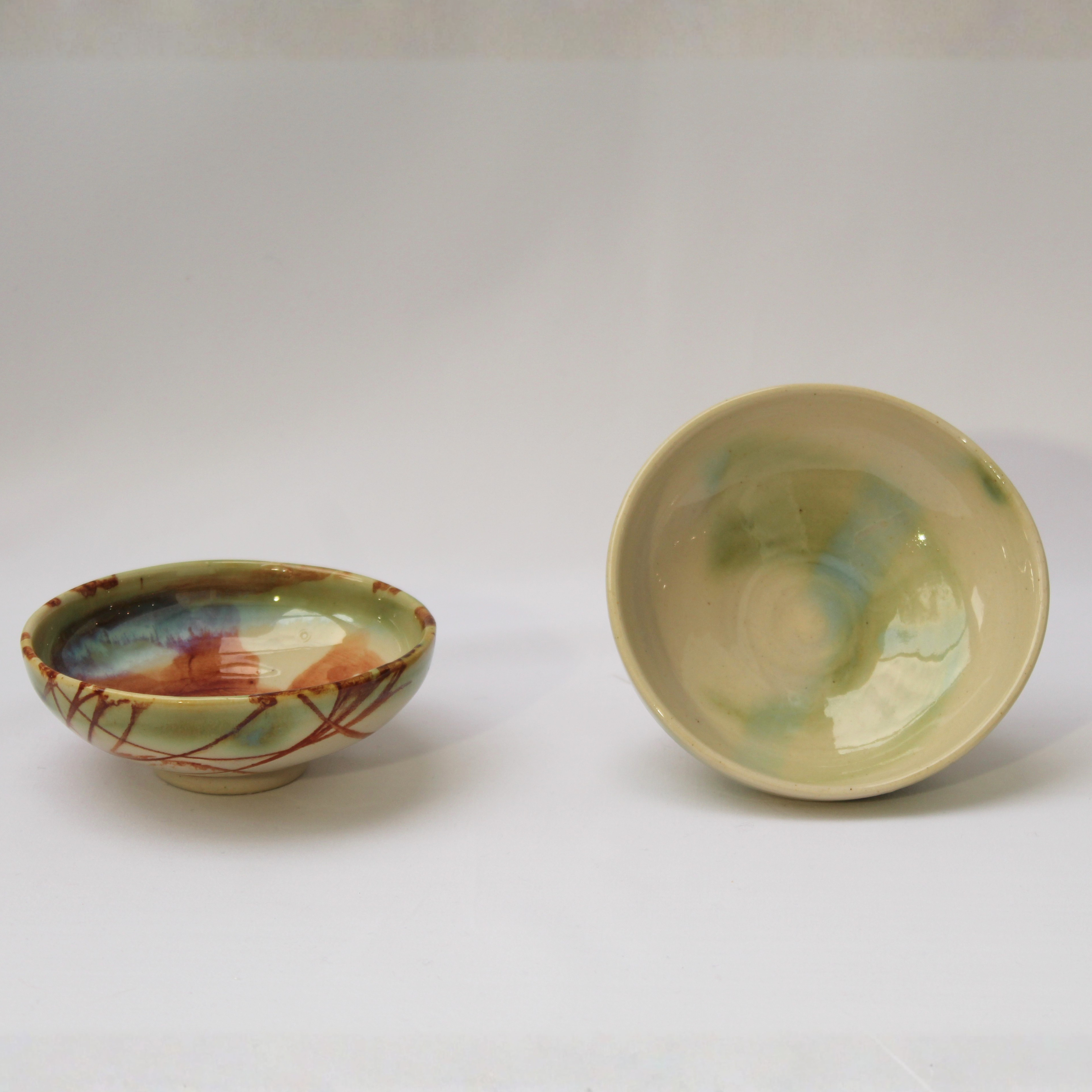 Olive Green Brush Bowl