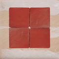 My Store Burnt Sienna Red Matte Tile 15 cm