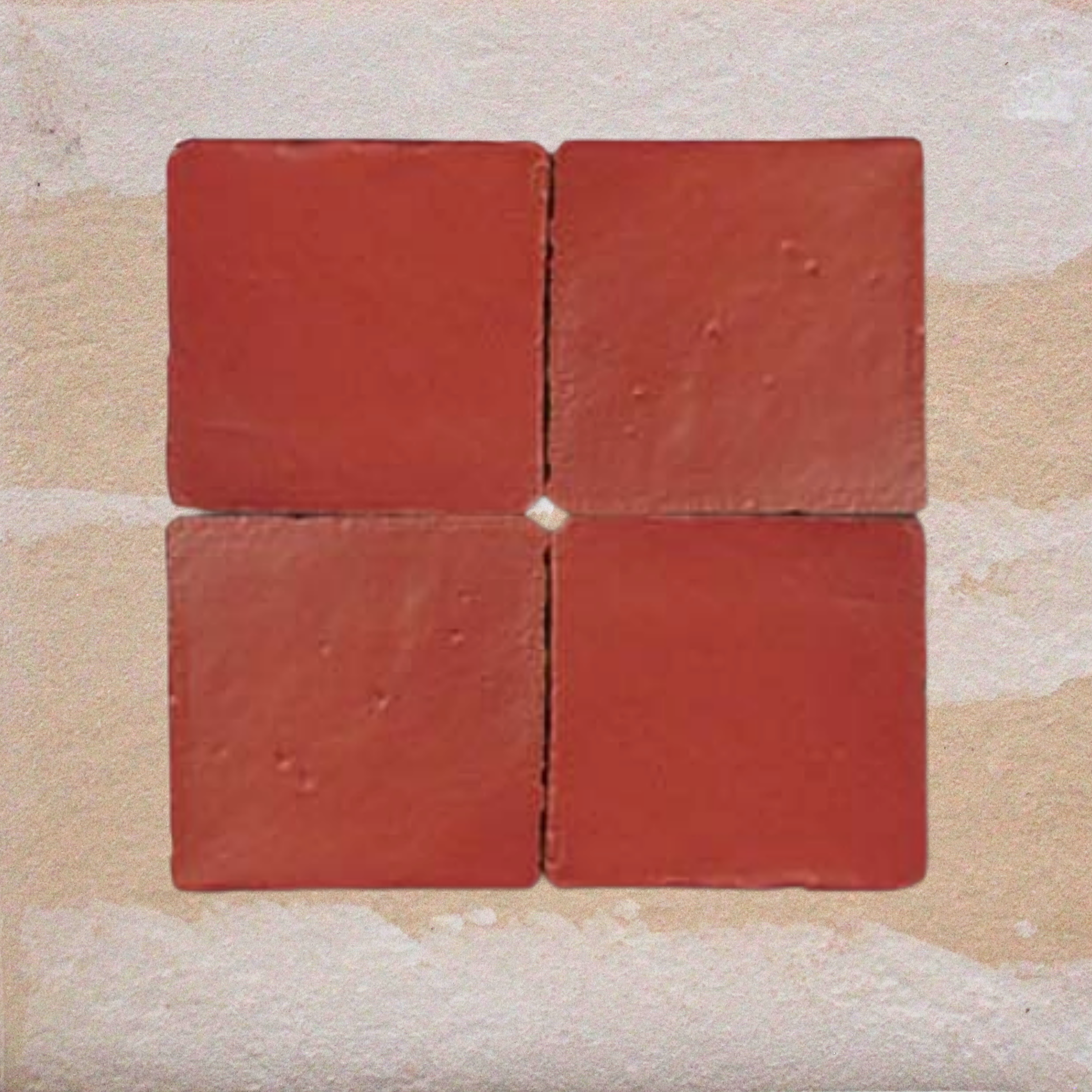 Burnt Sienna Red Matte Tile 15 cm