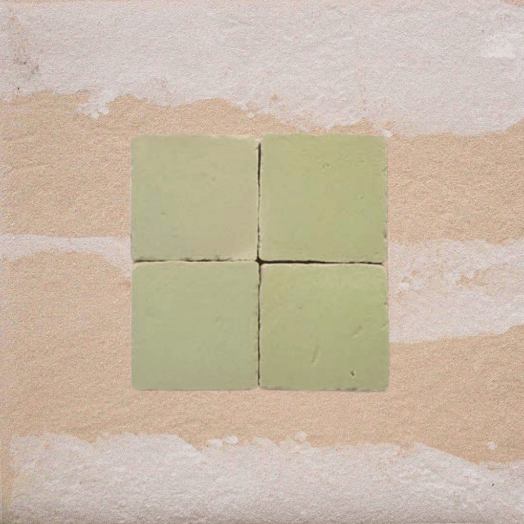 My Store Sage Green Matte Tile 13 cm