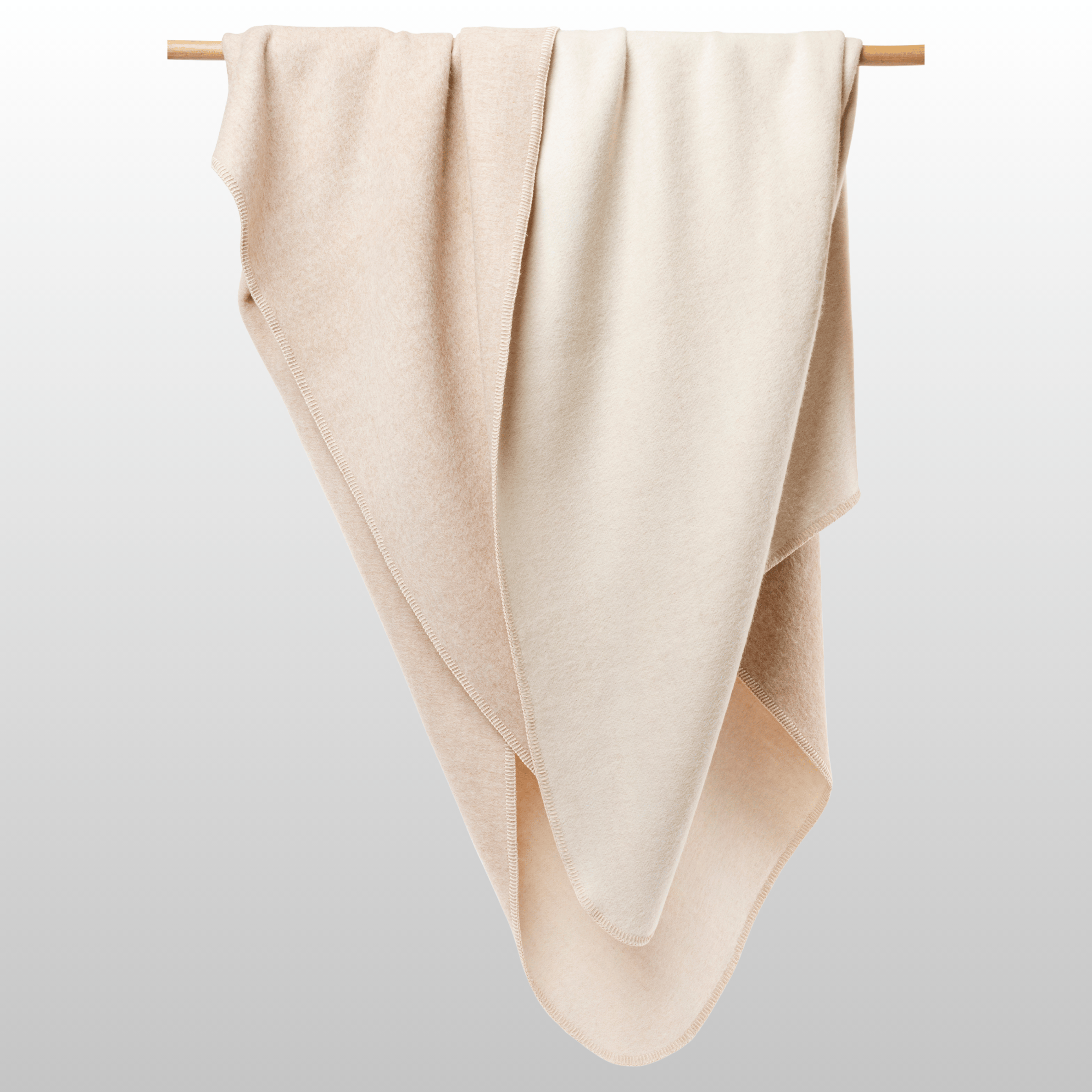 Signature Edge, Reversible, Sand +  Porcelain Undyed