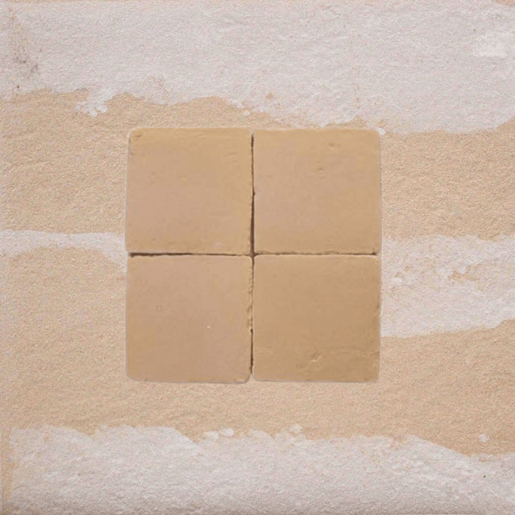 My Store Warm Cream Matte Tile 13 cm