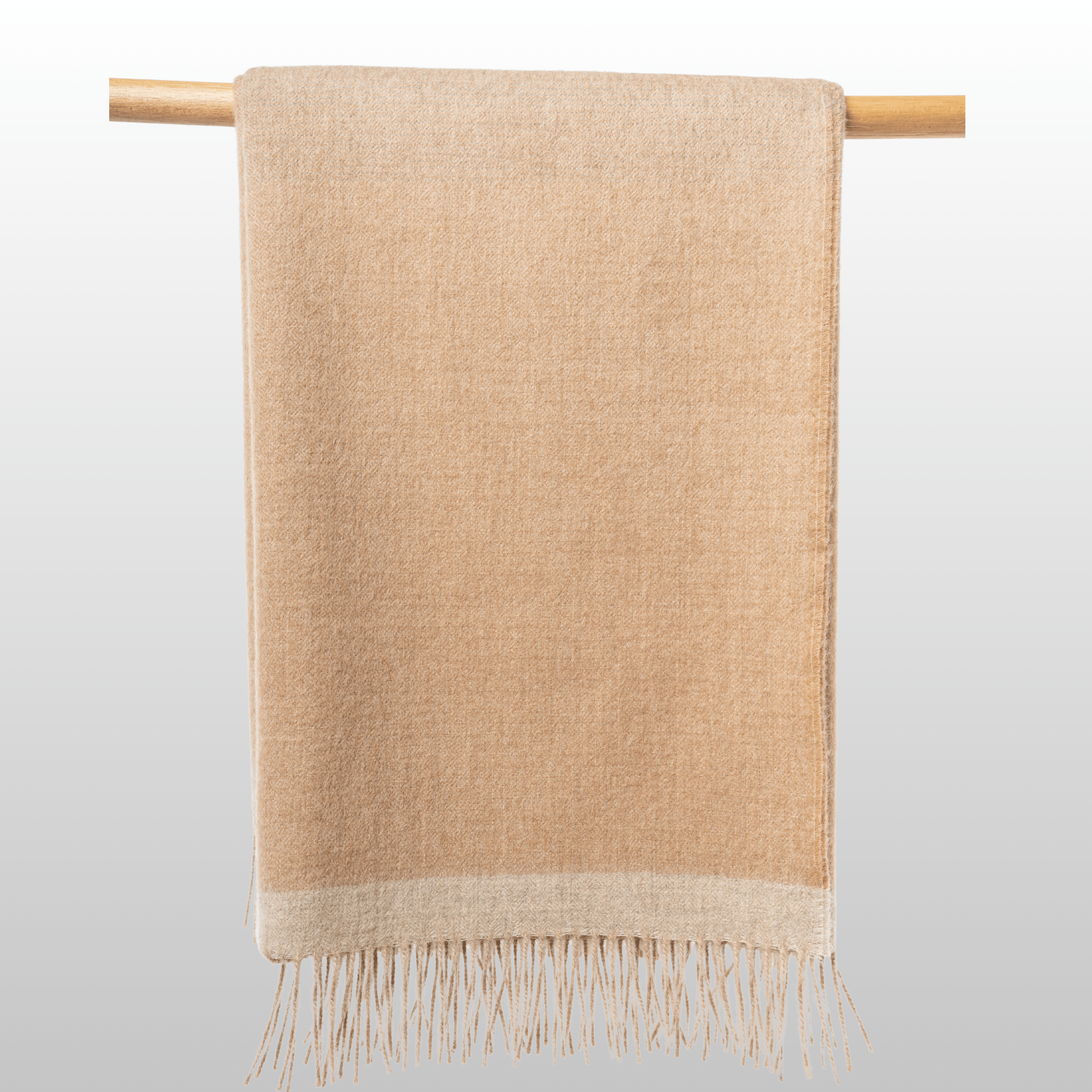 Matiz Throw Sandstone & Beige Sand Ombré