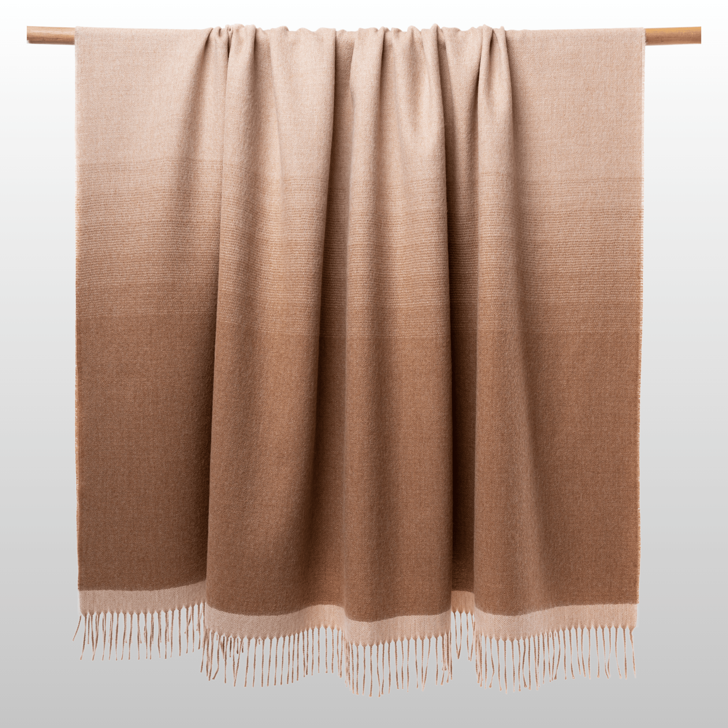 Matiz Throw Tan + Sand Ombré