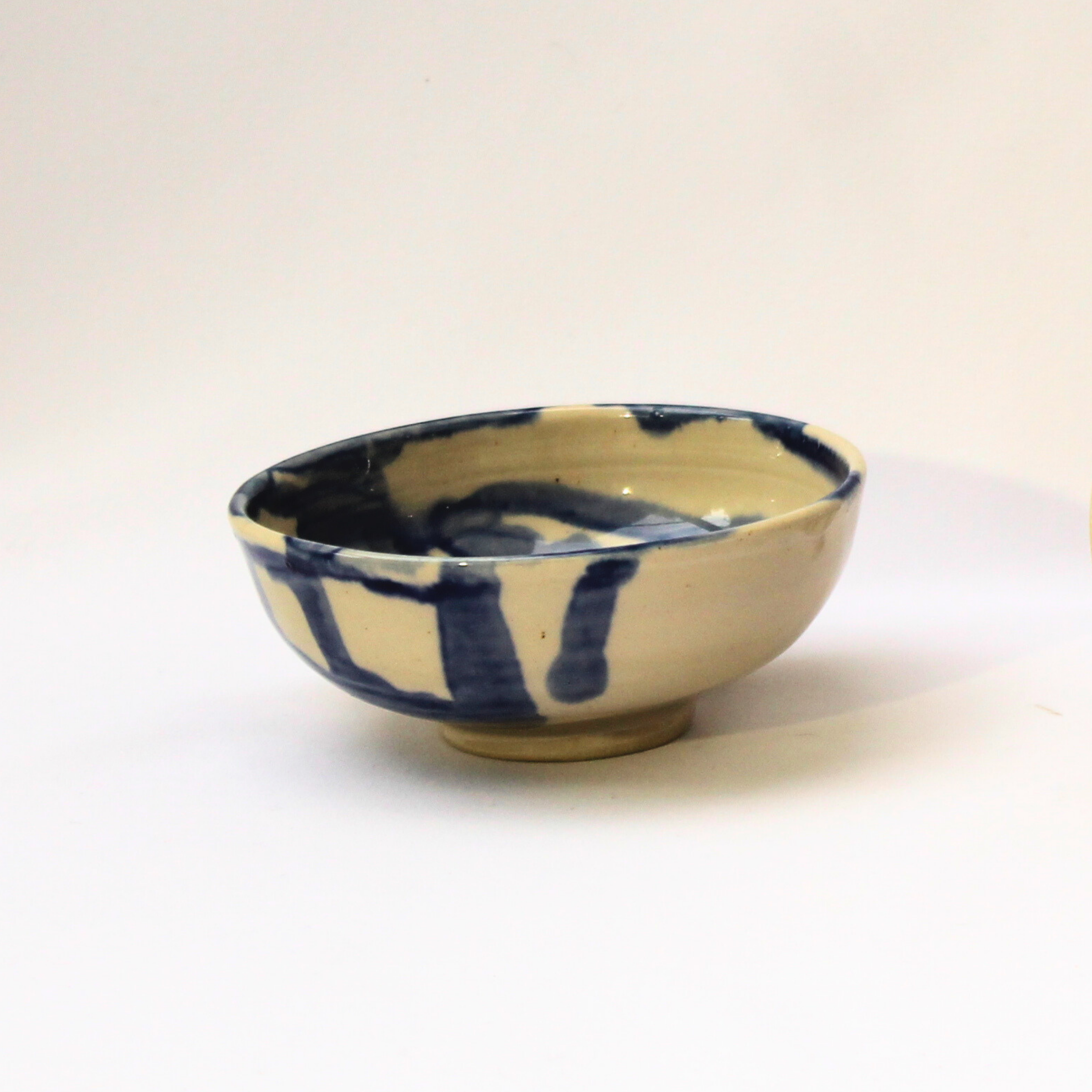 Blue Brush Bowl