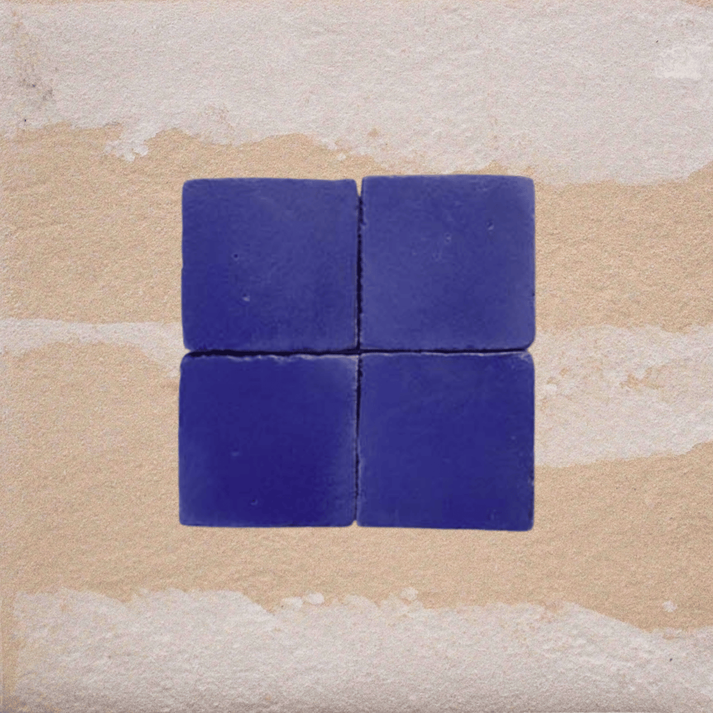 My Store Royal Blue Matte Tile 13 cm